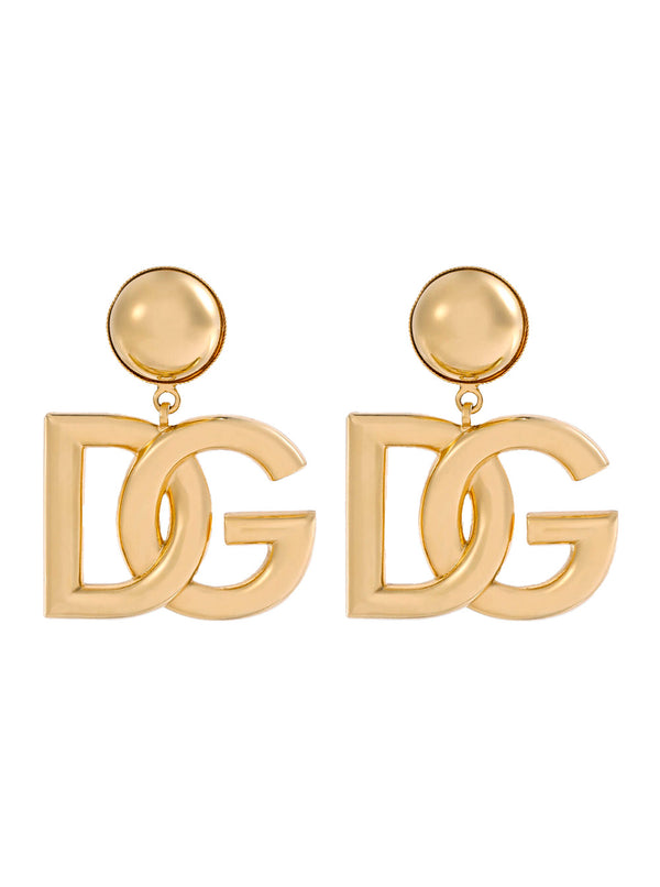 Clip Earrings Pop Pendant Metallic Brass