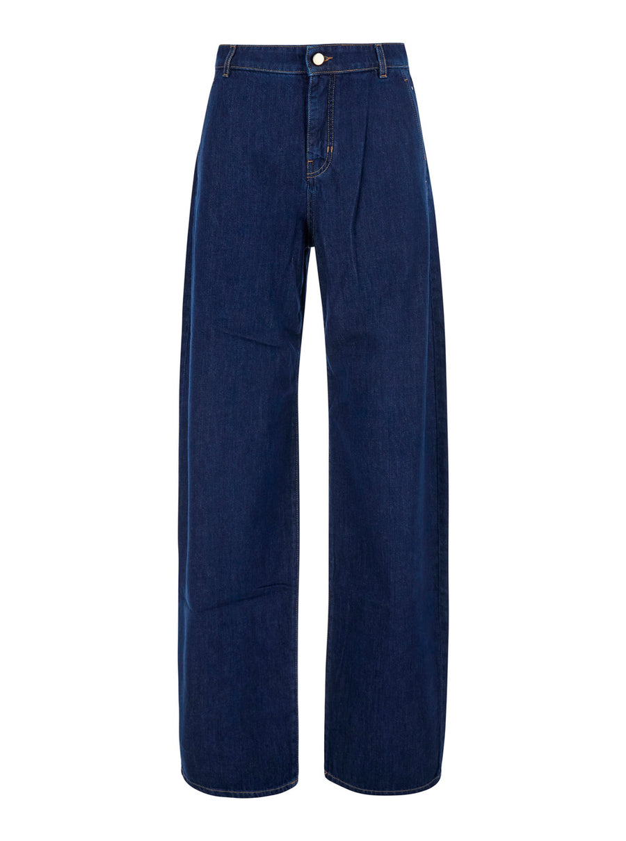 Trousers Blue Tech Fabric Cotton