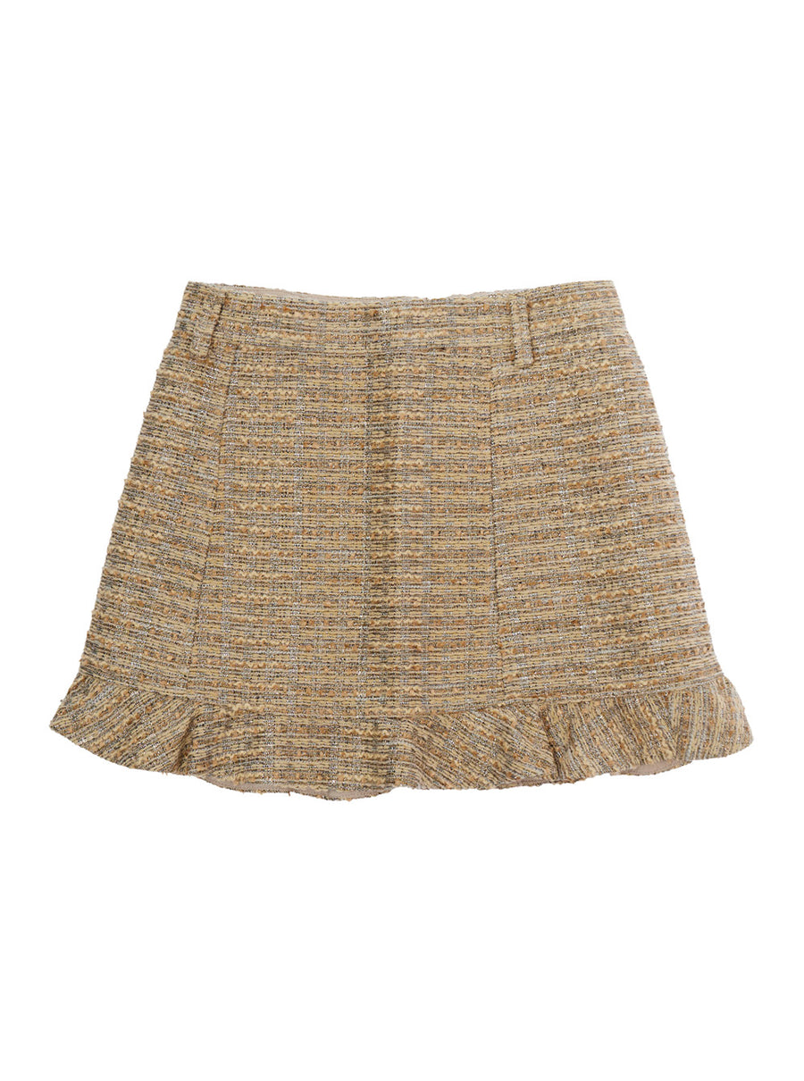 Skirt Metallic Tech Fabric Polyester