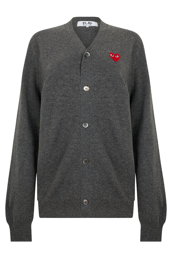 Wool Cardigan Dark Grey Cardigans