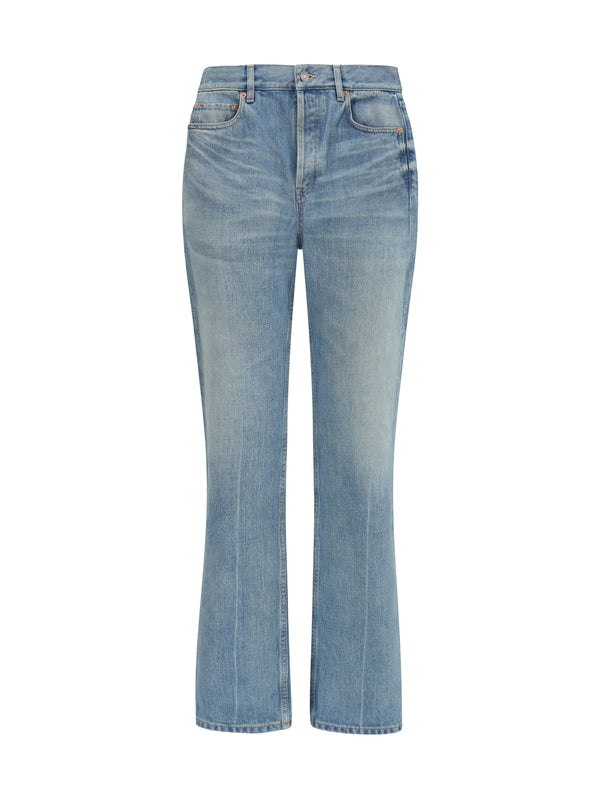 Saint Laurent 100% Cotton jeans in blue