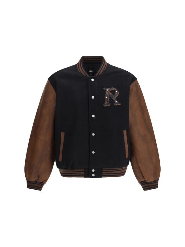 Represent 60% Wool Ovis Aries; 40% Other Fibres jacket in black
