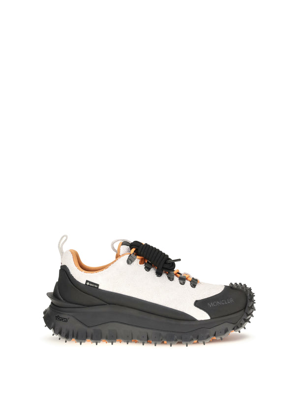 Moncler Upper: 50% polyurethane sneaker in beige