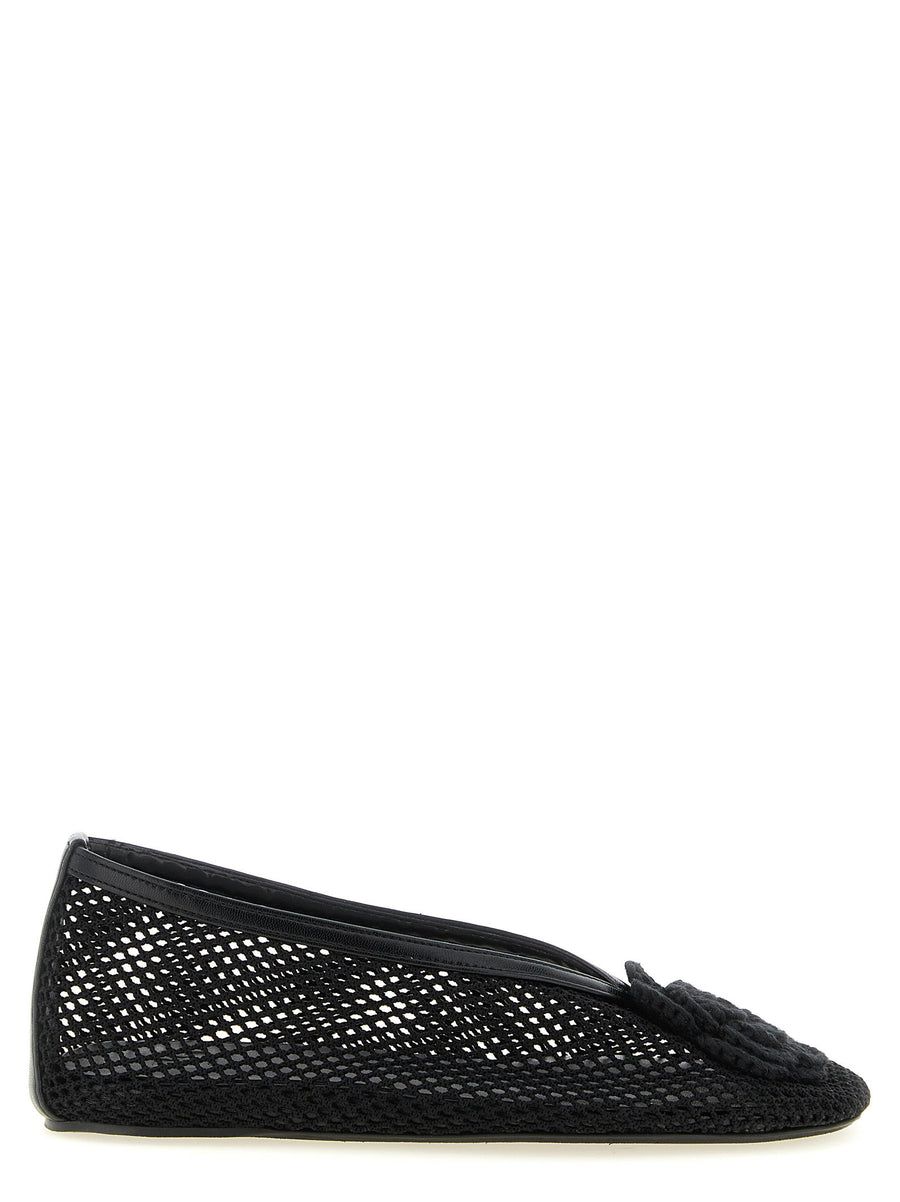 Ganni Jenny Ballet Flat — Black