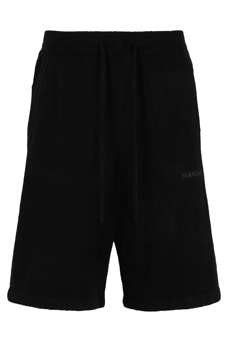 Wool Blend Bermuda Shorts Black Merinos