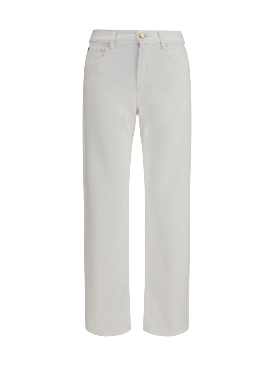 Umit Benan 100% Cotton jeans in white