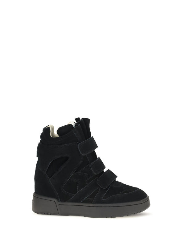 Isabel Marant Upper: 100% calf leather; Sole: 100% rubber sneakers in black