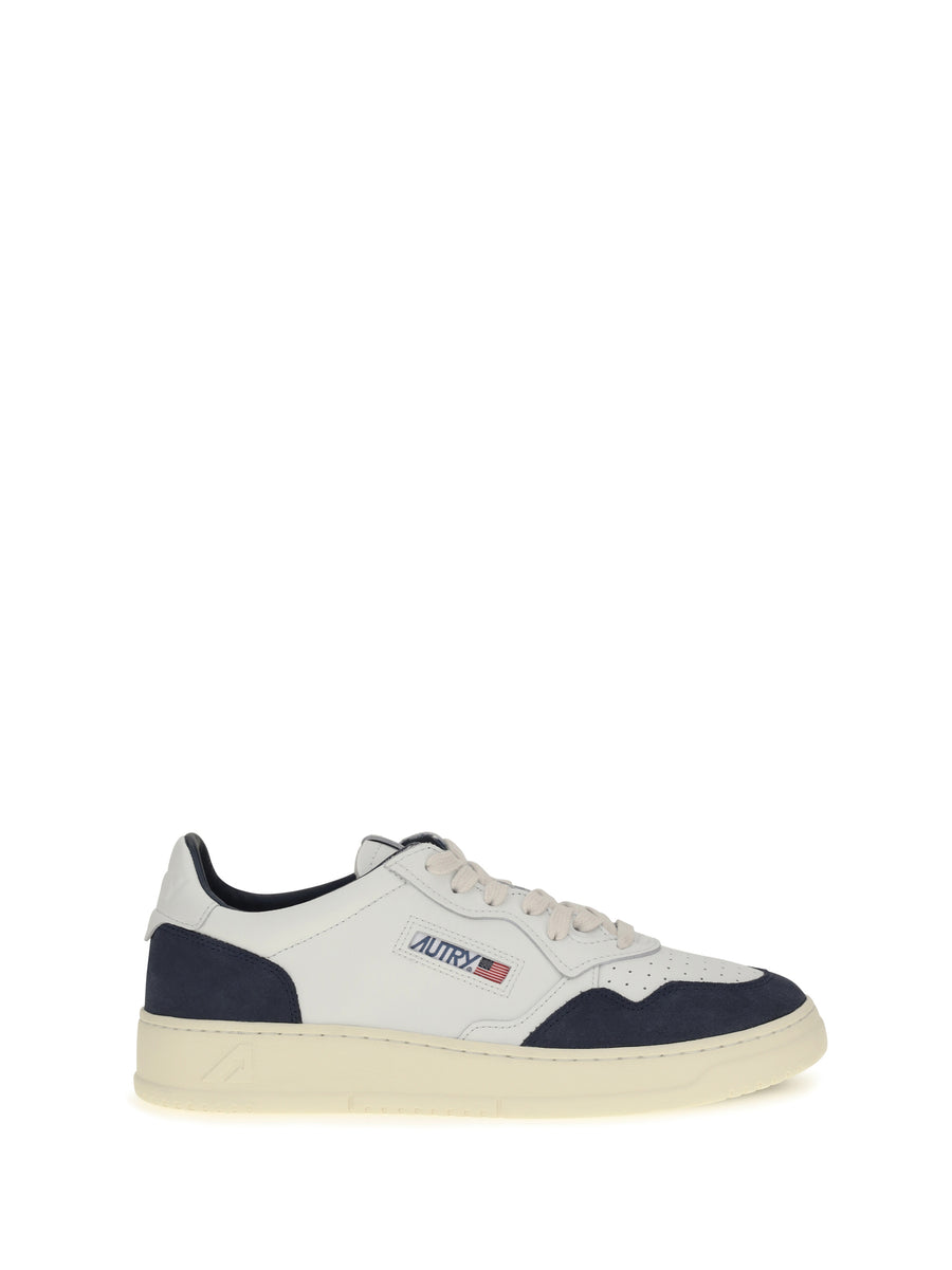 Autry Upper: 100% calf leather; Sole: 100% rubber sneaker in white