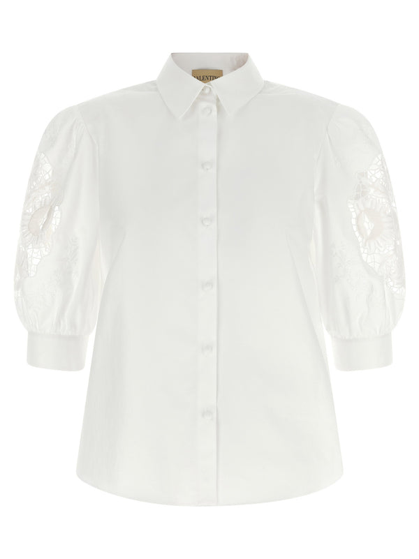 Valentino Garavani Macramé Insert Shirt