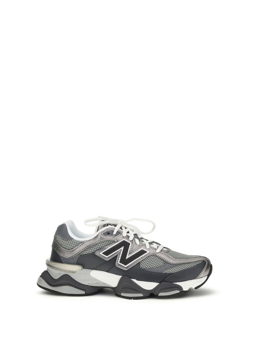 New Balance UPPER: 50% FABRIC; UPPER: 50% CALF SUEDE; SOLE: 100% RUBBER sneaker in gray