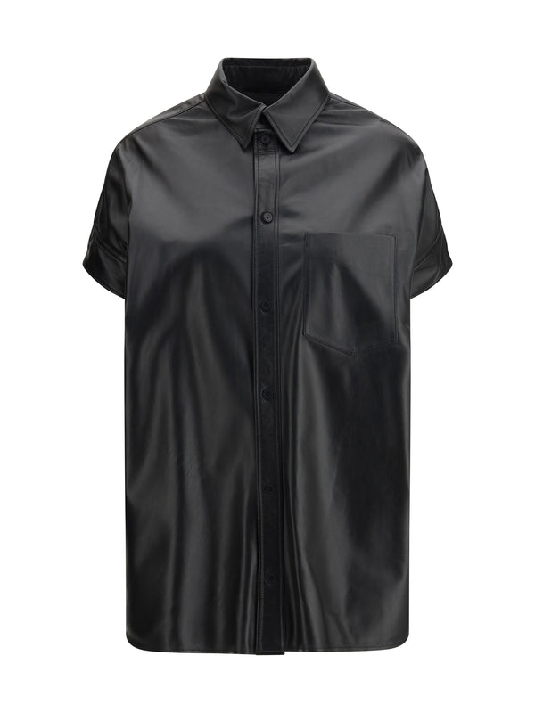 Balenciaga 100% Lambskin shirt in black