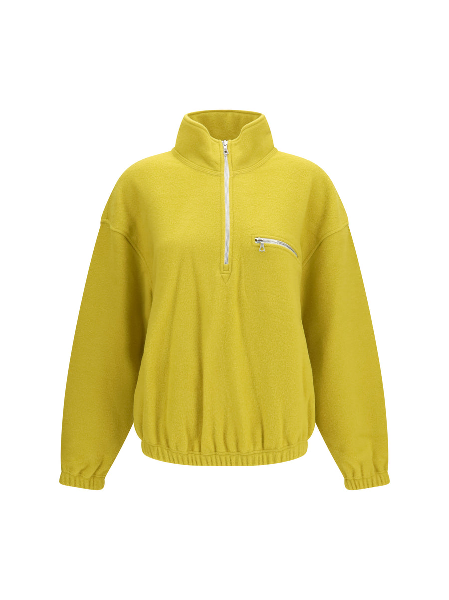 Polar High-Neck Zip Jacket Wax Fleece Wool Ovis Aries Knitwear