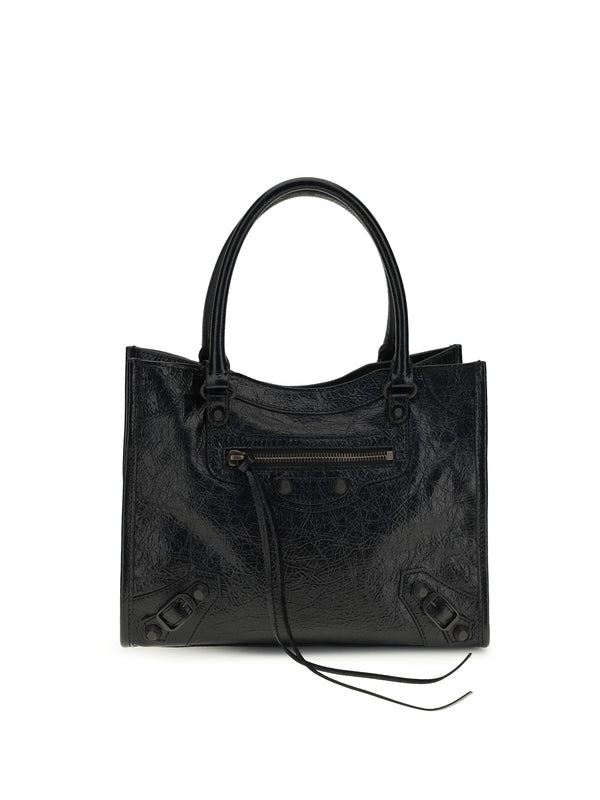 Balenciaga 100% Lamb Ovis Aries top handle bag in black