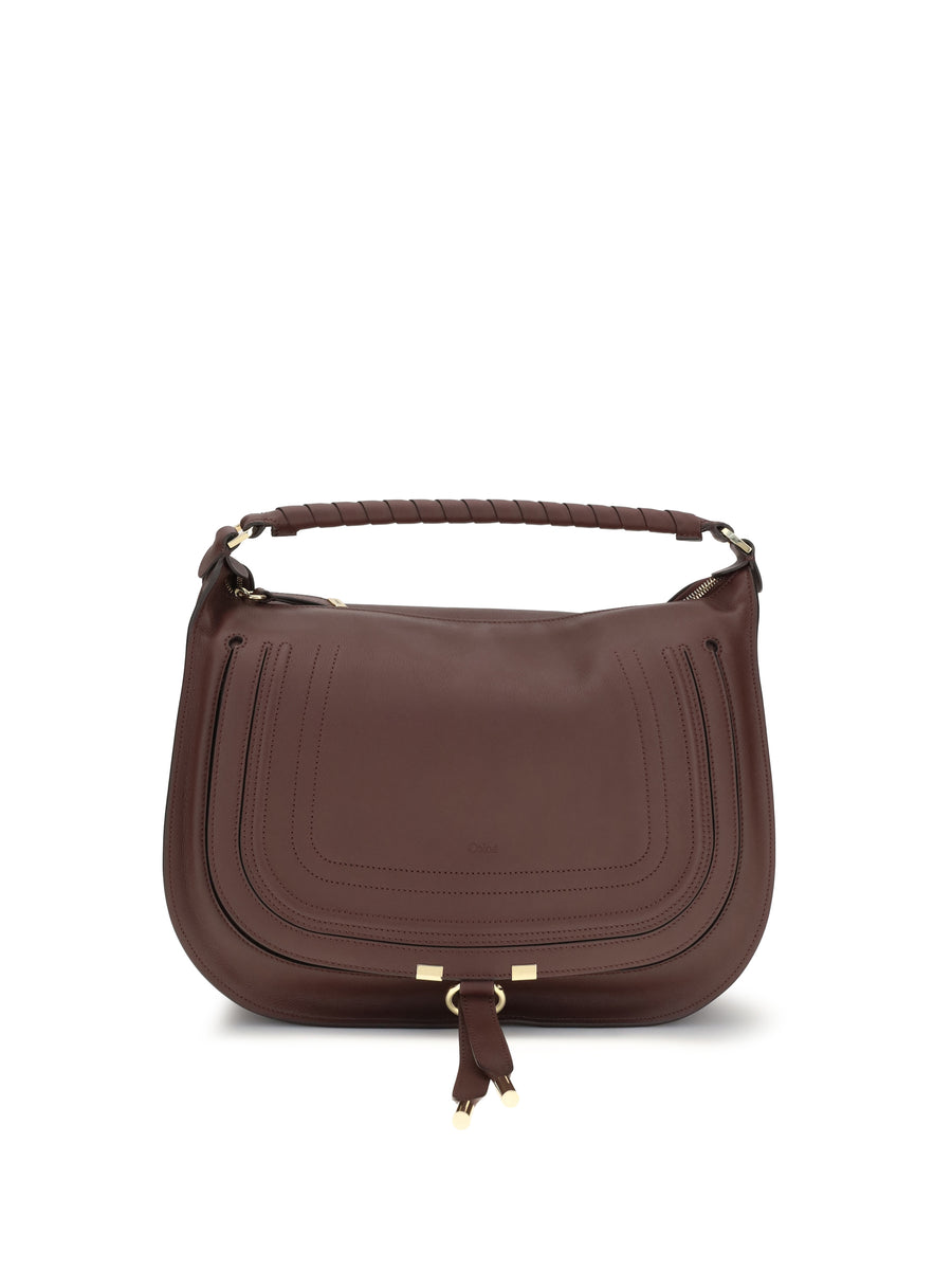 Chloé 100% calf leather shoulder bag in brown