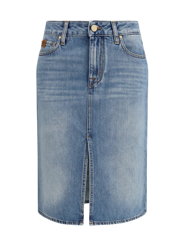 Jacob Cohen 100% cotton skirt in blue