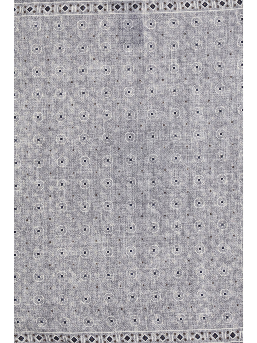 Pocket Square Silk Grey-Hazelnut Grey/hazelnut Handbags