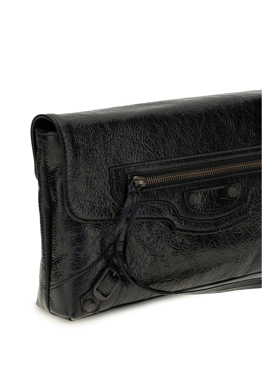 Clutch Le City Lambskin Black Bags