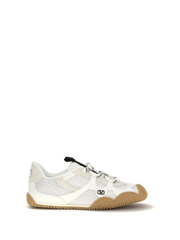 Valentino Garavani Upper: 100% calf leather (Bos taurus); Sole: 100% rubber sneaker in white