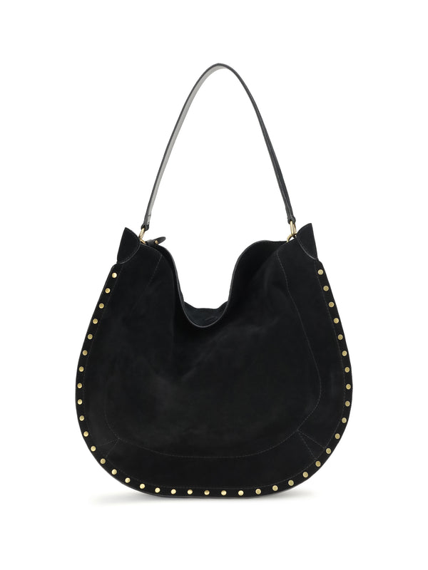 Isabel Marant 100% calf leather shoulder bag in black