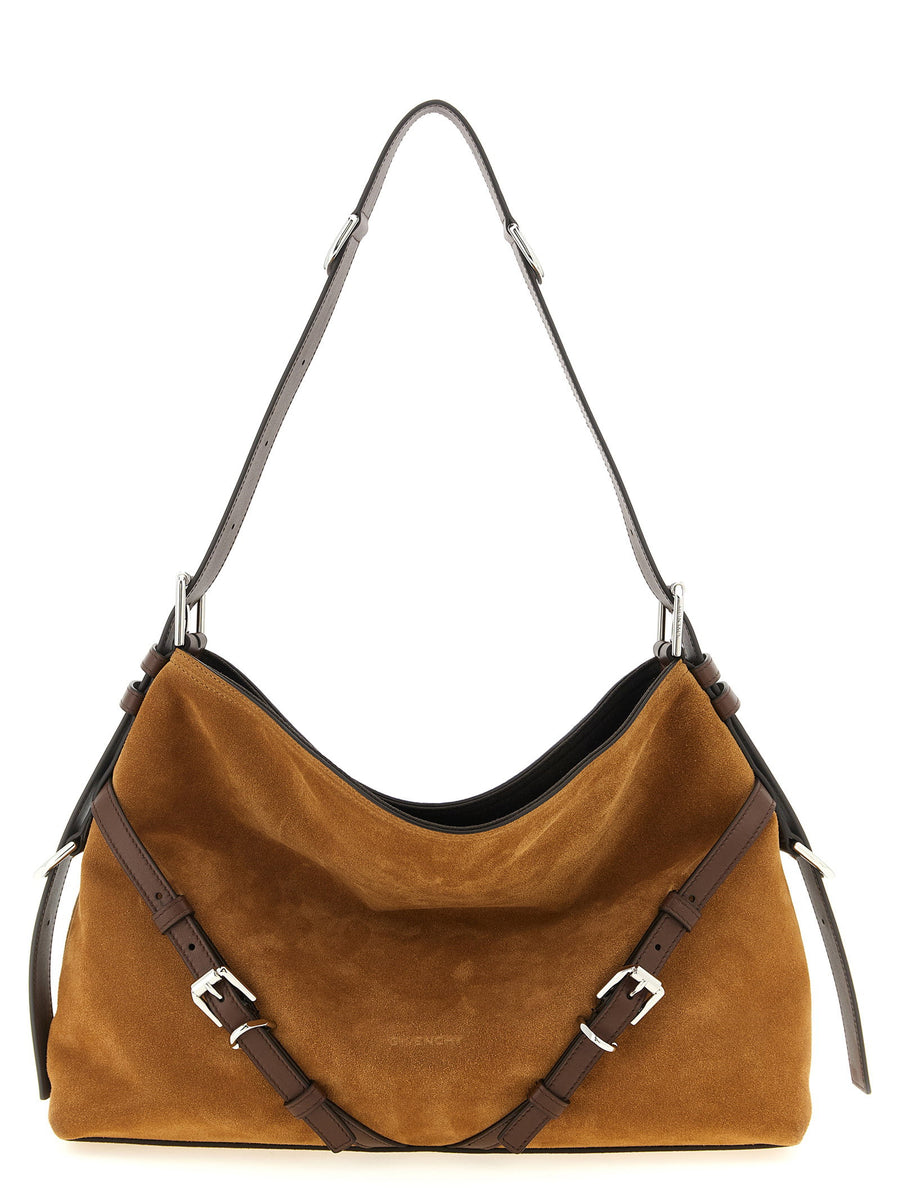 Givenchy Voyou Shoulder Bag — Caramel