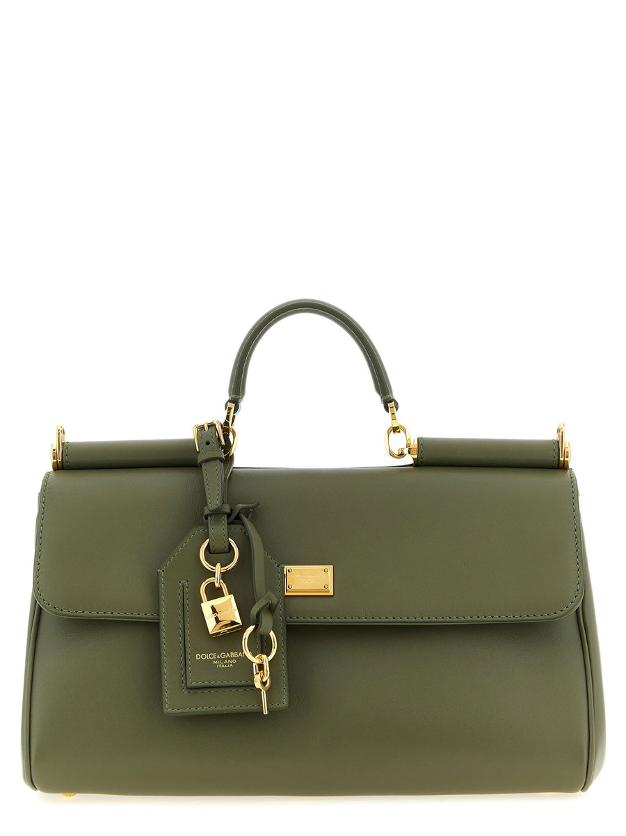 Dolce & Gabbana My Sicily Top Handle Bag — Sage green