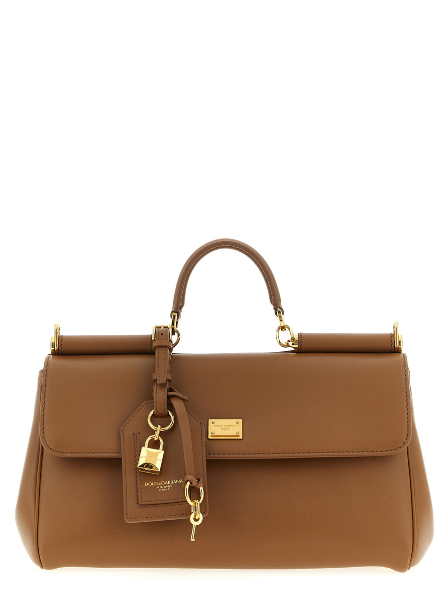 Dolce & Gabbana My Sicily Top Handle Bag — Brown