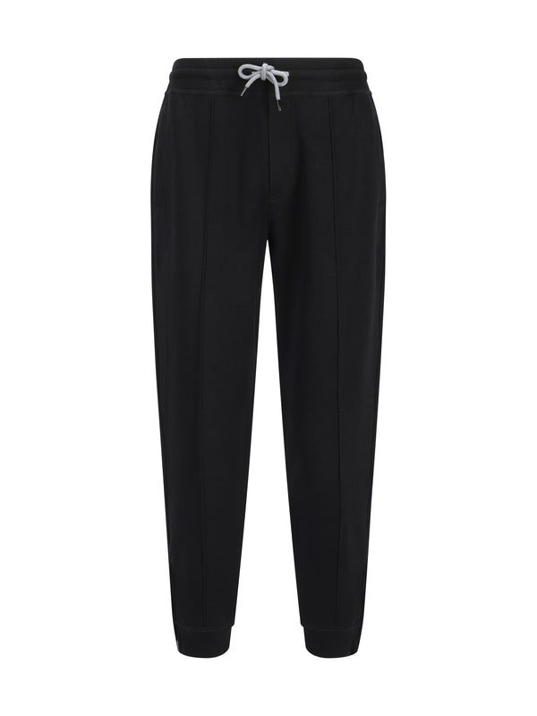 Brunello Cucinelli 64% Cotton joggers in black