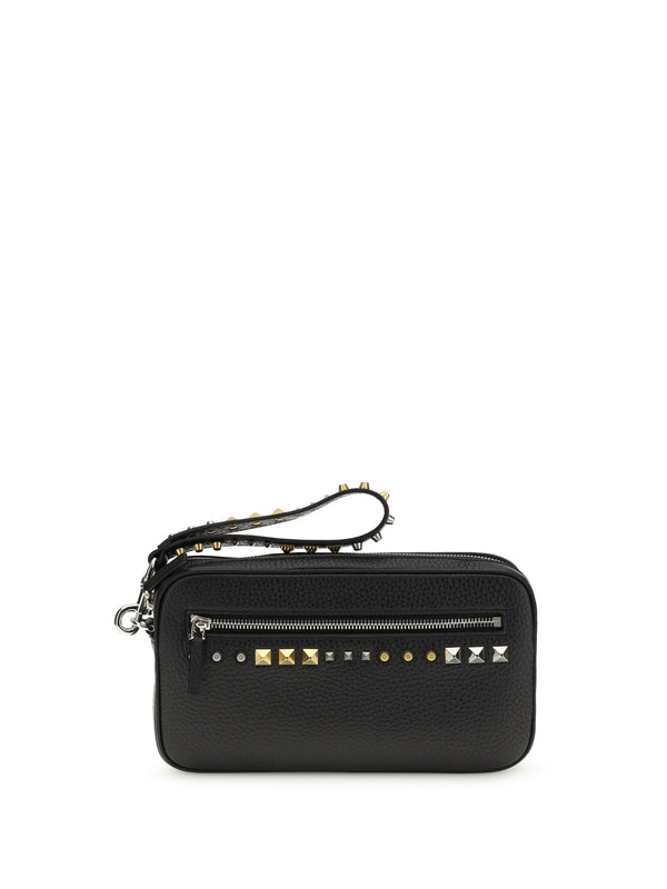 Valentino Garavani 100% calf leather (Bos Taurus) wallet in black
