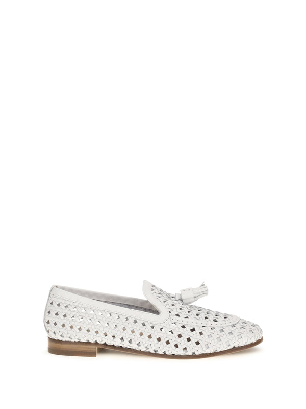 Fratelli Rossetti Upper: 100% calf leather (Bos Taurus); Sole: 100% calf leather (Bos Taurus) loafer in white