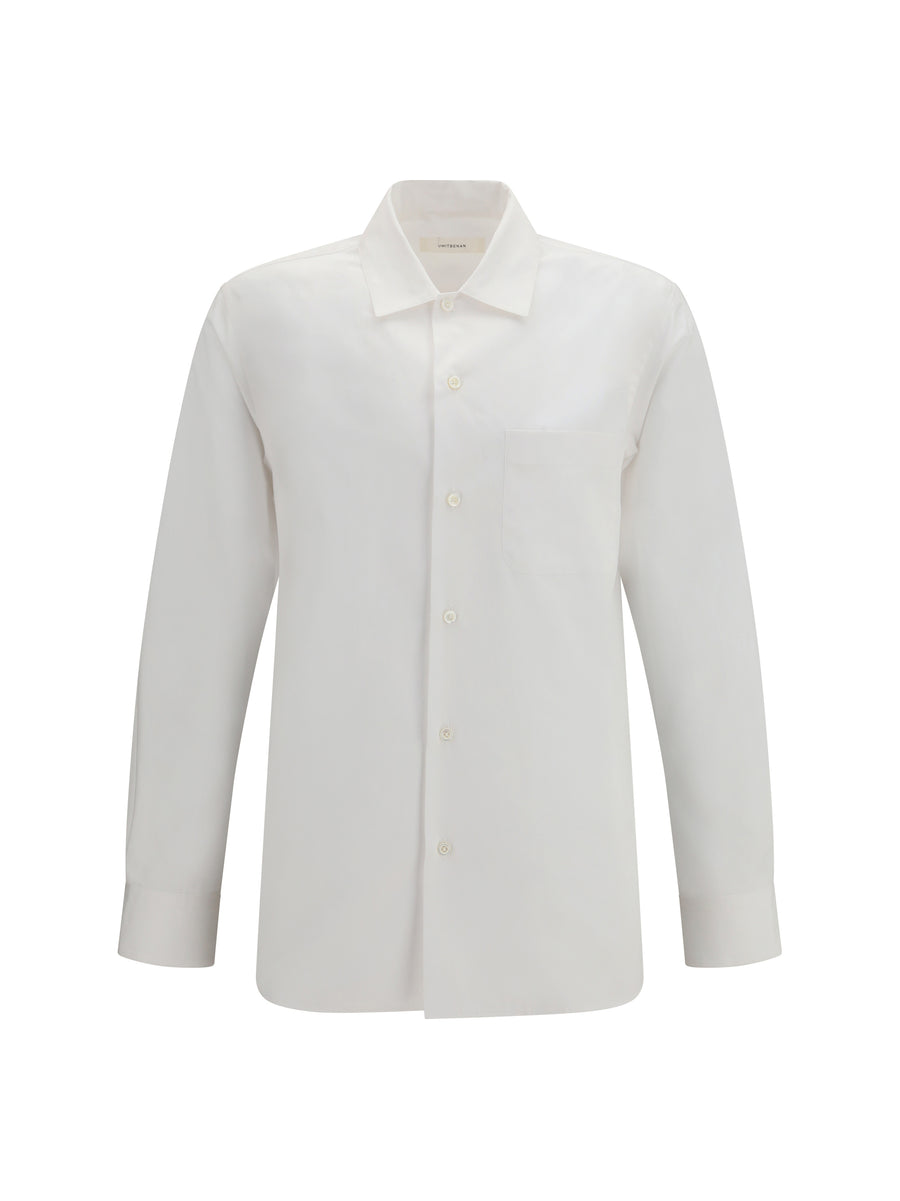 Umit Benan 100% COTTON shirt in white