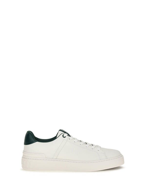 Balmain Upper: 100% calf leather; Sole: 100% rubber sneakers in white