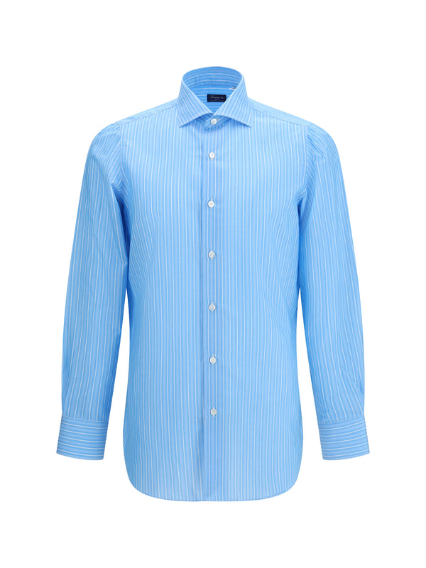 Finamore 100% Cotton shirt in blue