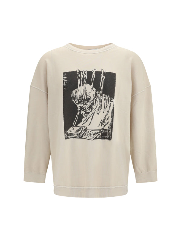 Our Legacy 70% Cotton sweatshirt in beige