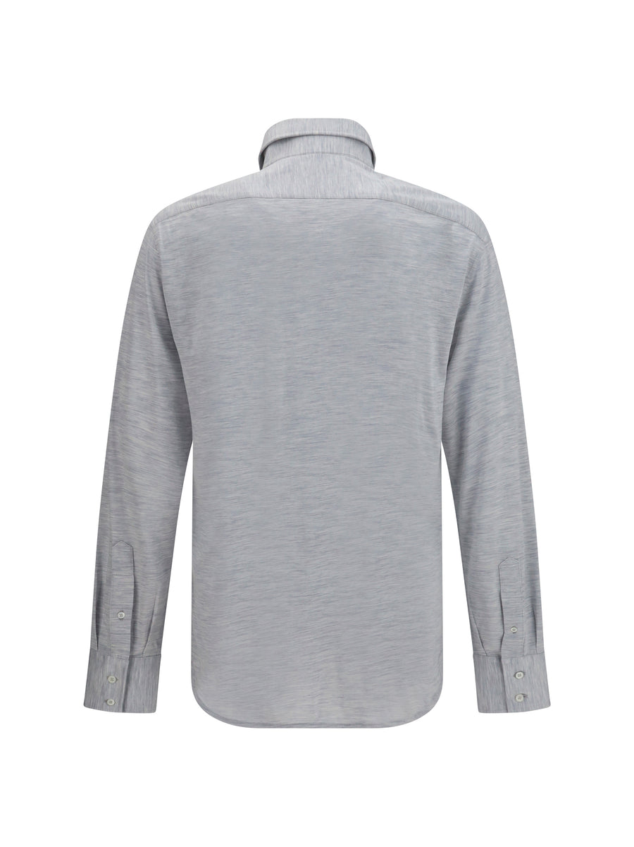 Shirt Silk-Cotton Jersey Pearl