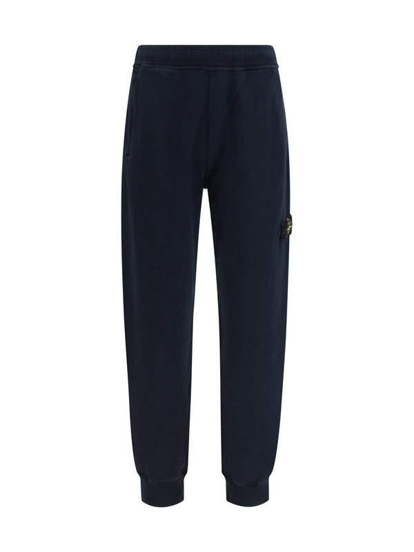 Stone Island 100% Cotton joggers in navy