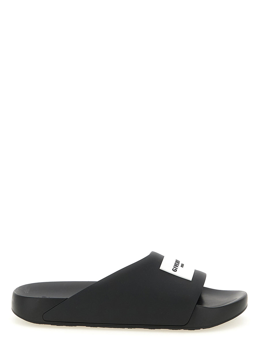 Givenchy Label Mule — Black