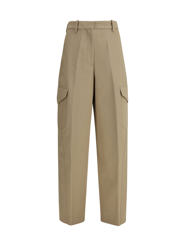 Givenchy 76% Cotton cargo pants in beige
