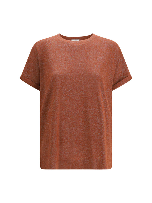 Brunello Cucinelli 51% Cashmere t-shirt in red