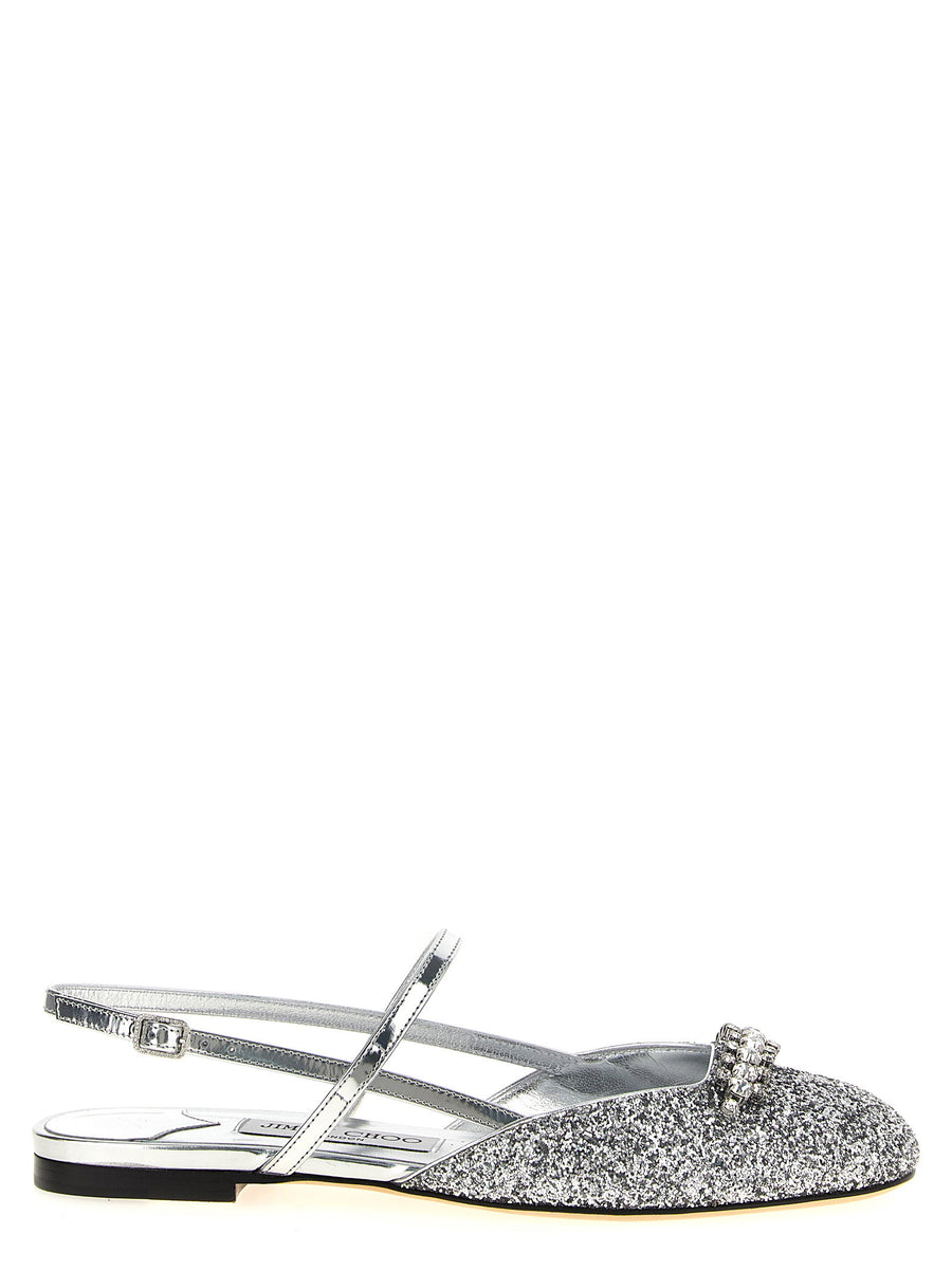 Jimmy Choo Belinda Flat — Silver