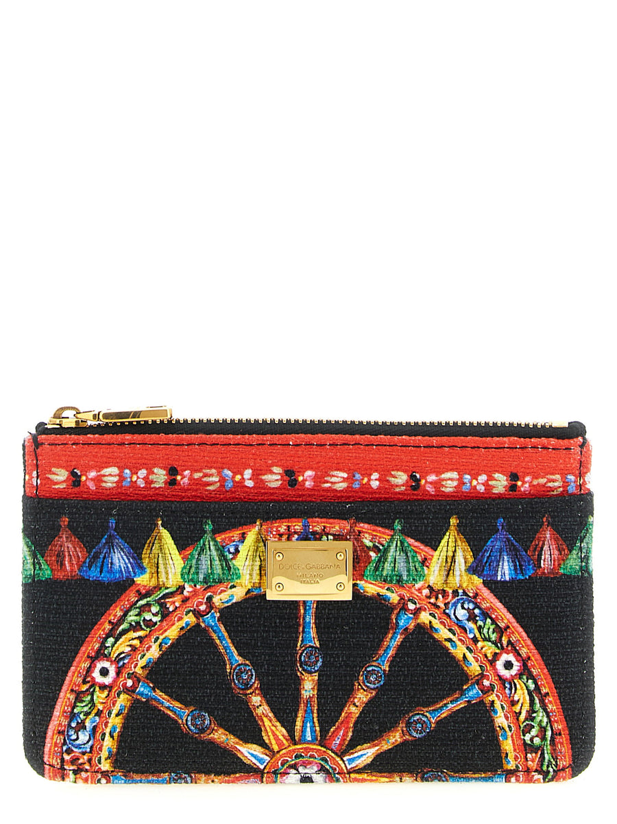 Dolce & Gabbana Carretto Card Case — Black