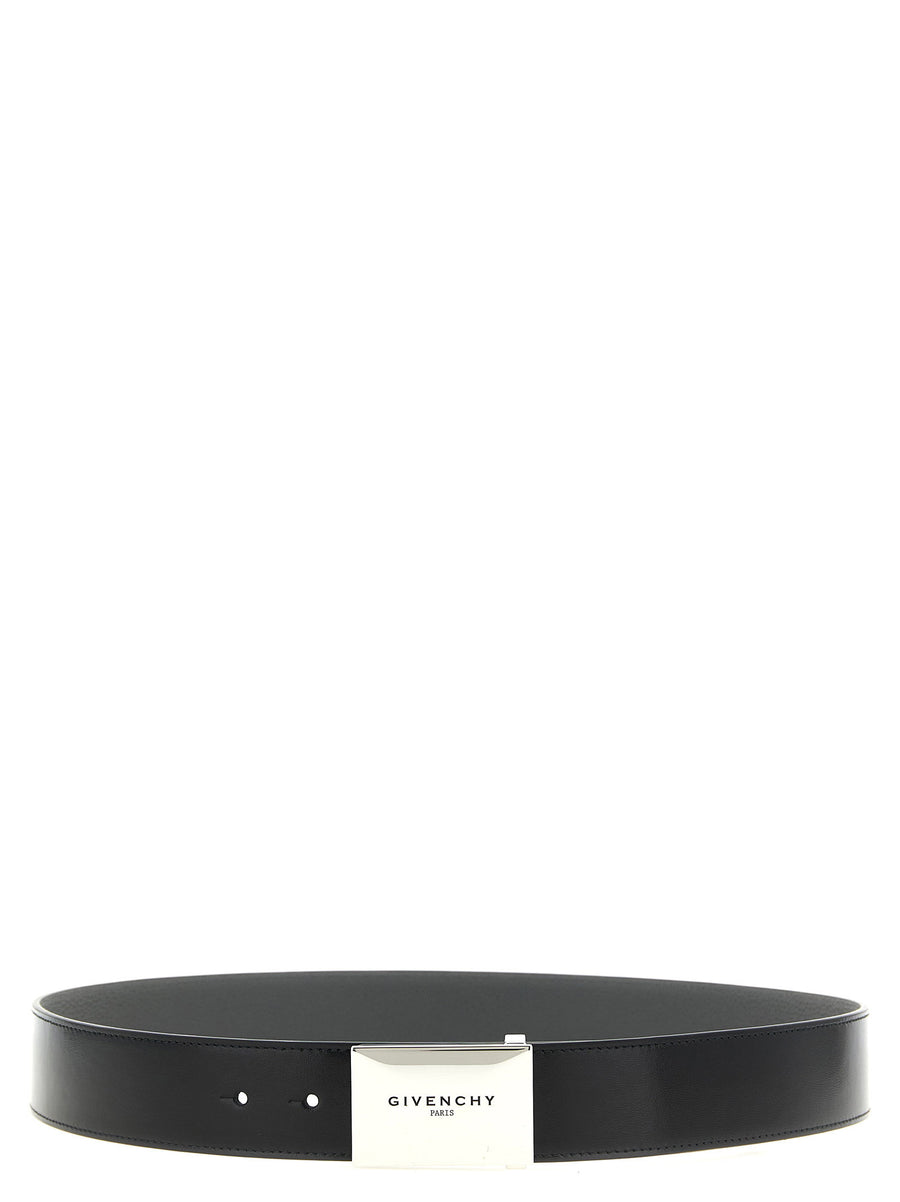 Givenchy Reversible Calf Leather Belt — Black