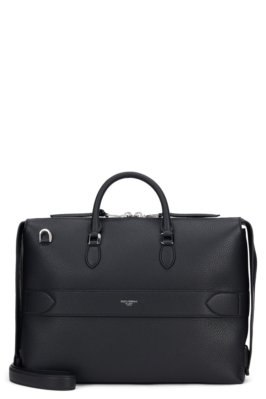 Leather Handbag Black Cow Hide Laptop Bags & Briefcases