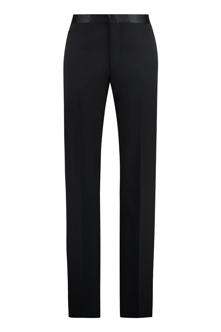 Tailored Wool Trousers Black