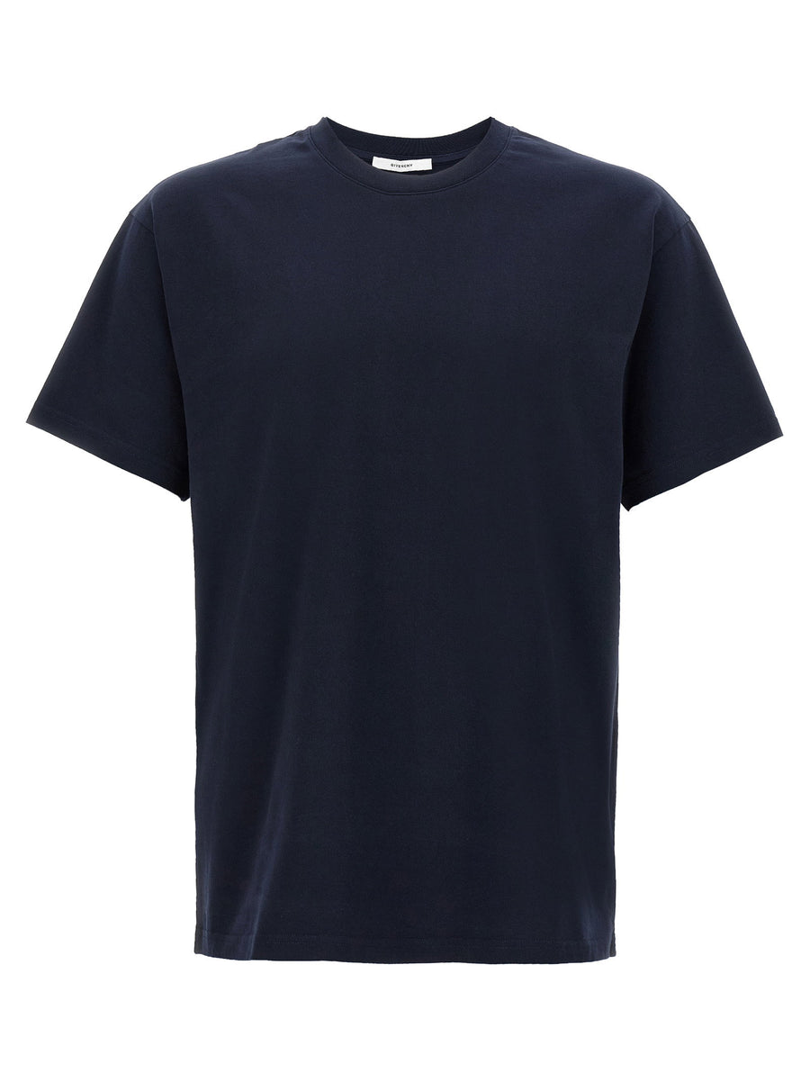 Givenchy Crewneck Cotton T-shirt — Navy