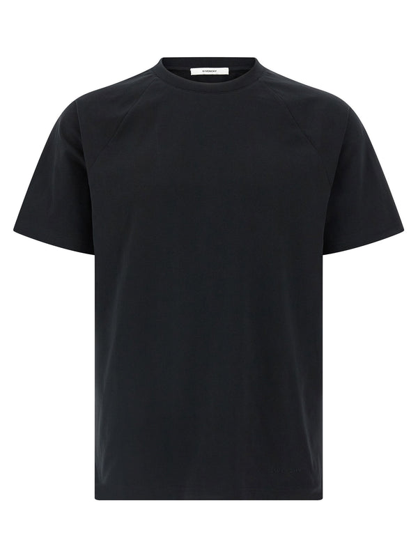 Givenchy ساتان Insert تي شيرت — أسود