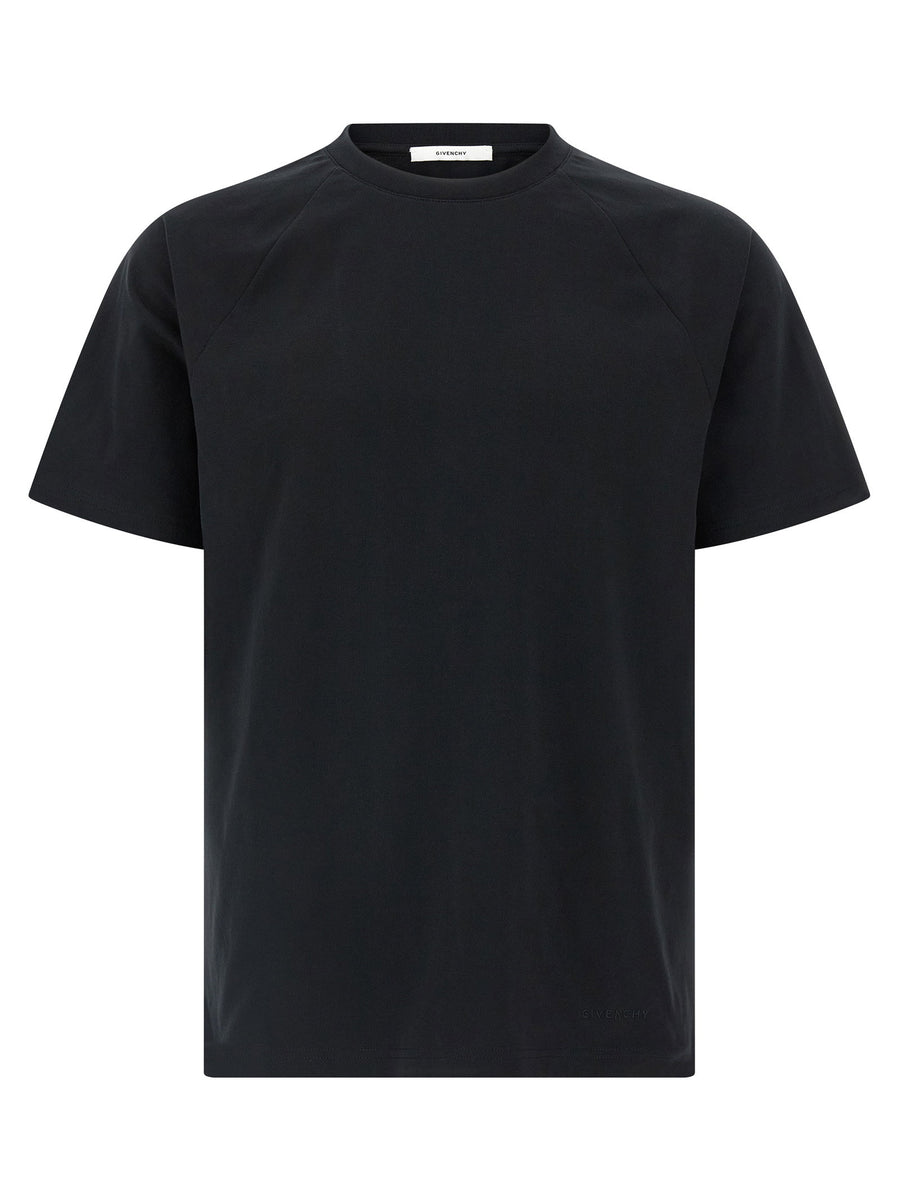 Givenchy Satin Insert T-shirt — Black