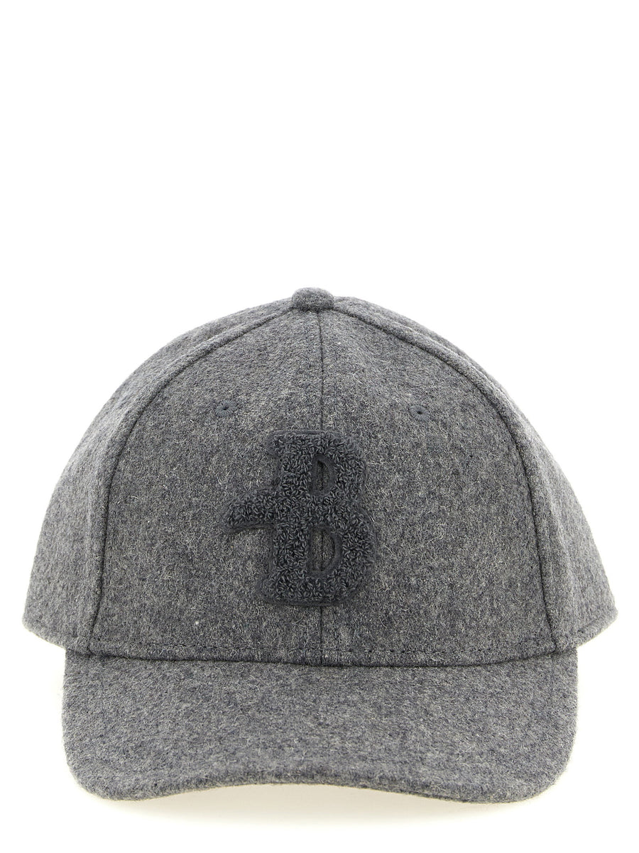 Ballantyne Monogram Patch Baseball Cap — grey