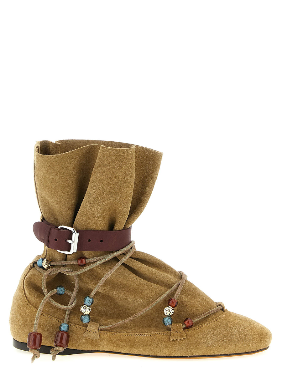 Isabel Marant Letiz Ankle Boot — Tan