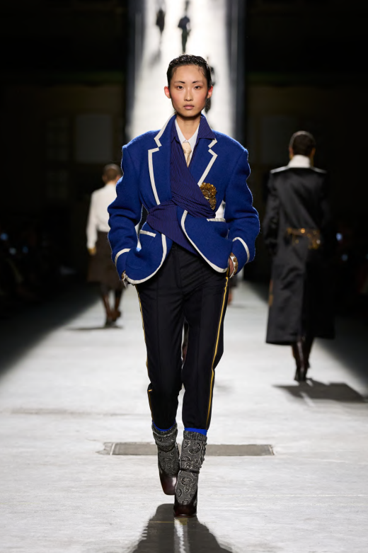 01145-Bougia Tape Emb 4237 W.w.jacket Blue