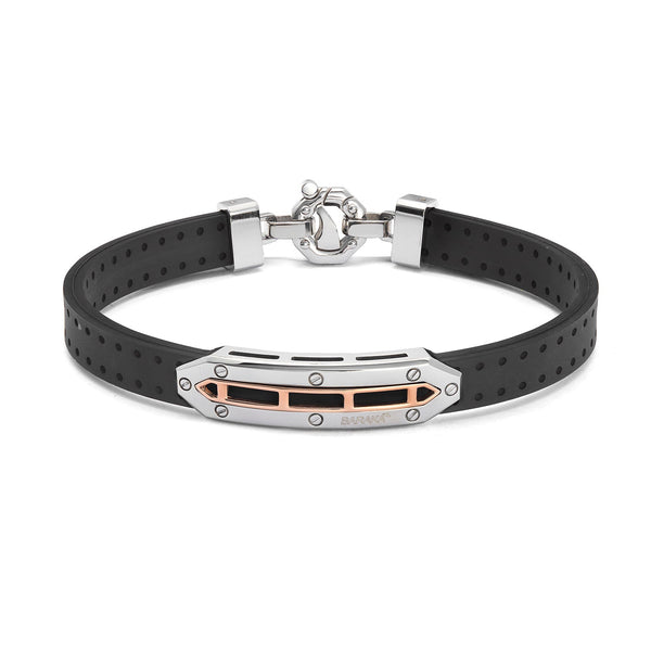 Barakà Rose gold bracelet in black